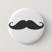 Schnurrbart Button (Vorderseite)