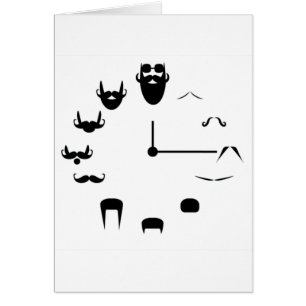 Schnurrbart Clockface