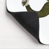 Schnurrbart-Cowboy Mousepad (Ecke)