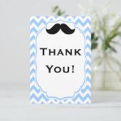 Schnurrbart danken Ihnen Mitteilungskarten (Stehend Vorderseite)