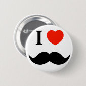 Schnurrbart der Liebe I Button (Vorne & Hinten)
