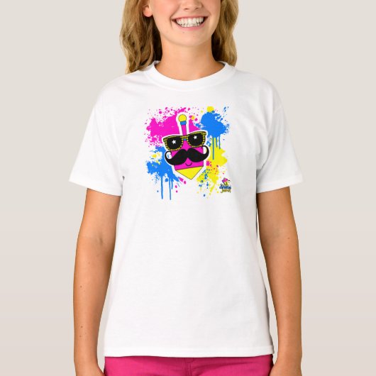 Schnurrbart Dreidel T-Shirt (Vorderseite)