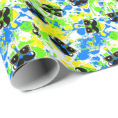 Schnurrbart Dreidel Verpackung Geschenkpapier (Rolleneckpunkt)