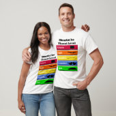Schnurrbart-Drohungen T-Shirt (Unisex)