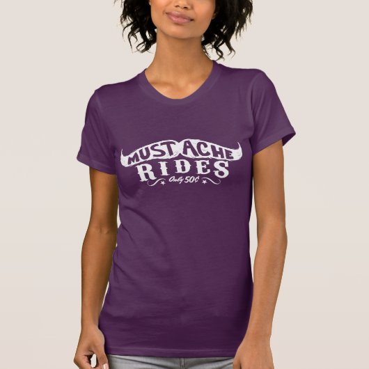Schnurrbart-Fahrten T-Shirt (Vorderseite)
