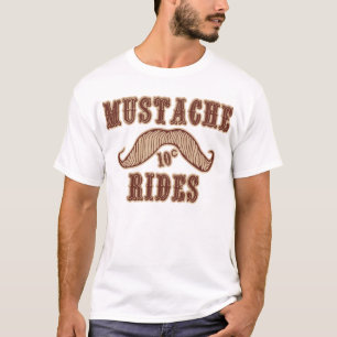 Schnurrbart-Fahrten T-Shirt