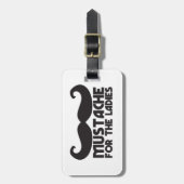 Schnurrbart für den Damen-Schnurrbart NP-Entwurf Gepäckanhänger (Vorderseite vertikal)