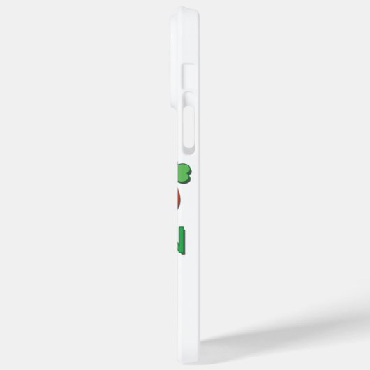 Schnurrbart für grünes Bierginger-Schnurrbart Case-Mate iPhone Hülle (Rückseite / Links)