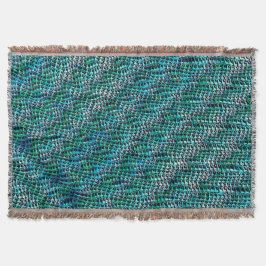 Schnurrbart, geflecht und gewellt decke