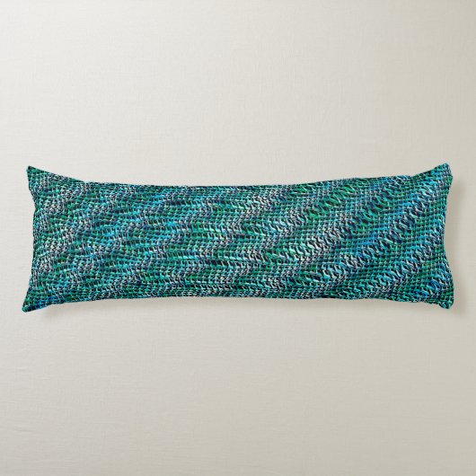 Schnurrbart, geflecht und gewellt seitenschläferkissen (Vorderseite)