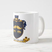 Schnurrbart Gentleman Kaffeetasse Jumbo-Tasse (Vorderseite Rechts)