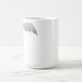 Schnurrbart gepasst für ein Genie Kaffeetasse (Mittel)