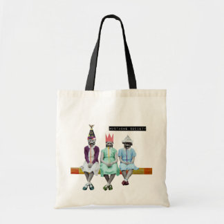 Schnurrbart-Gesellschafts-Vintage Tragetasche