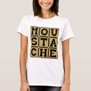 Schnurrbart, Gesichtshaar T-Shirt