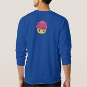 Schnurrbart-Glühlampe Sweatshirt (Rückseite)