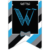 Schnurrbart-heftiger Schlag - kleine Mann-Flagge - Wimpelkette (Erste Fahne)