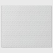 Schnurrbart-Hipster-Muster 2 Geschenkpapier (Flach)