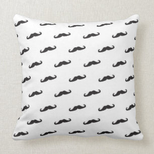 Schnurrbart-Hipster-Muster 2 Kissen