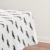 Schnurrbart-Hipster-Muster 2 Tischdecke (Beispiel)