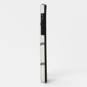Schnurrbart-Hipster-Muster 3 Case-Mate iPhone Hülle (Hinten/Links)