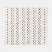Schnurrbart-Hipster-Muster 3 Fleecedecke (Vorderseite (Horizontal))