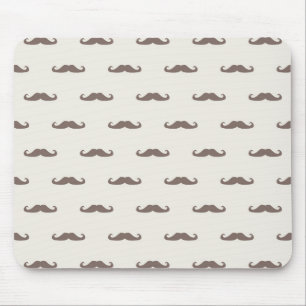 Schnurrbart-Hipster-Muster 3 Mousepad
