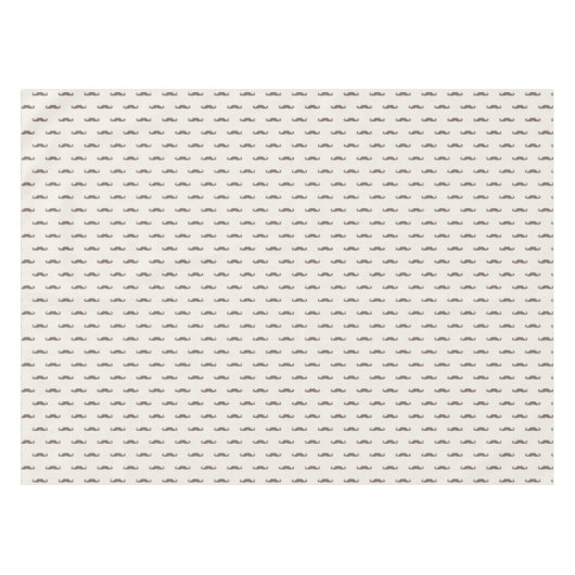 Schnurrbart-Hipster-Muster 3 Tischdecke (Vorderseite (Horizontal))