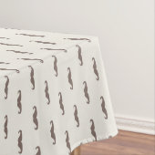 Schnurrbart-Hipster-Muster 3 Tischdecke (Beispiel)