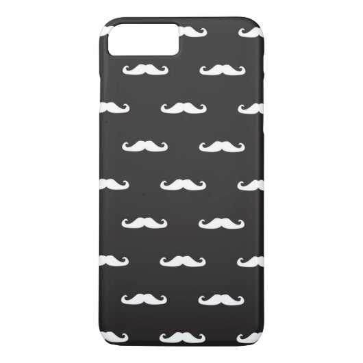 Schnurrbart-Hipster-Muster Case-Mate iPhone Hülle (Rückseite)