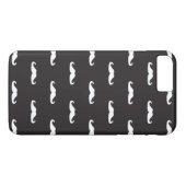 Schnurrbart-Hipster-Muster Case-Mate iPhone Hülle (Rückseite (Horizontal))