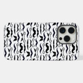 Schnurrbart-Hipster-Muster iPhone Hülle (Rückseite (Horizontal))