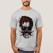 Schnurrbart Hipster Schnurrbart T-Shirt (Vorderseite)