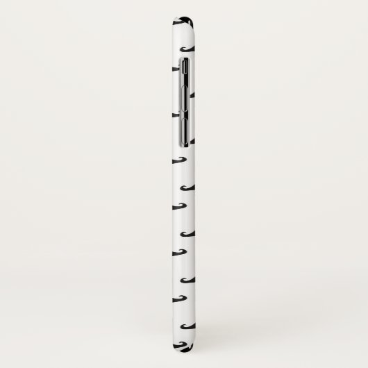 Schnurrbart-Hipstermuster 2 Case-Mate iPhone Hülle (Hinten/Links)