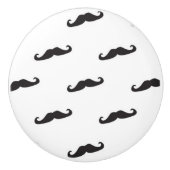 Schnurrbart-Hipstermuster 2 Keramikknauf (Vorderseite)