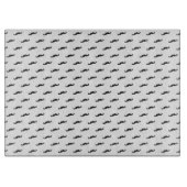 Schnurrbart-Hipstermuster 2 Schneidebrett (Vorderseite)