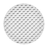 Schnurrbart-Hipstermuster 2 Schneidebrett (Vorderseite)