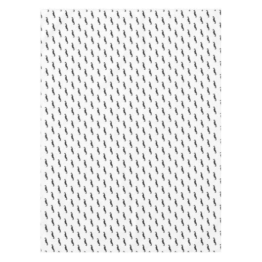 Schnurrbart-Hipstermuster 2 Tischdecke (Vorderseite)