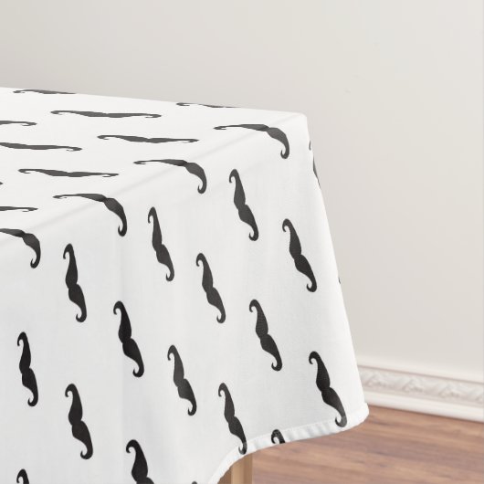 Schnurrbart-Hipstermuster 2 Tischdecke (Beispiel)