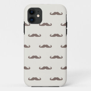 Schnurrbart-Hipstermuster 3 Case-Mate iPhone Hülle