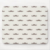 Schnurrbart-Hipstermuster 3 Mousepad (Vorne)