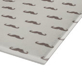 Schnurrbart-Hipstermuster 3 Schneidebrett (Ecke)