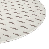 Schnurrbart-Hipstermuster 3 Schneidebrett (Ecke)