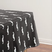 Schnurrbart-Hipstermuster Tischdecke (Beispiel)