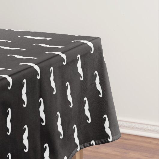 Schnurrbart-Hipstermuster Tischdecke (Beispiel)