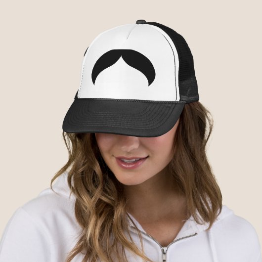 Schnurrbart-Hut Truckerkappe (Beispiel)