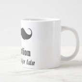 Schnurrbart I Sie eine Frage Jumbo-Tasse (Rechts)