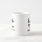 Schnurrbart I Sie eine Frage Kaffeetasse (Mittel)