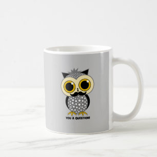 Schnurrbart I Sie eine Frageneule Kaffeetasse