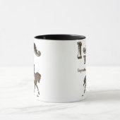 Schnurrbart I Sie Reiter Tasse (Zentrum)