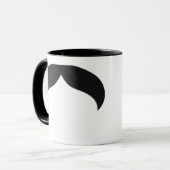 Schnurrbart-Kaffee-Tasse Tasse (Vorderseite Links)